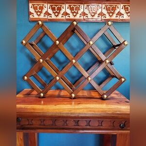 Vintage Collapsible Wine Rack